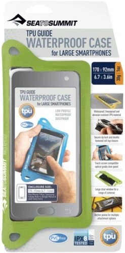Sea To Summit TPU Guide Waterproof Case -Werner Paddles Store 2630741 xl lime 20 720x600